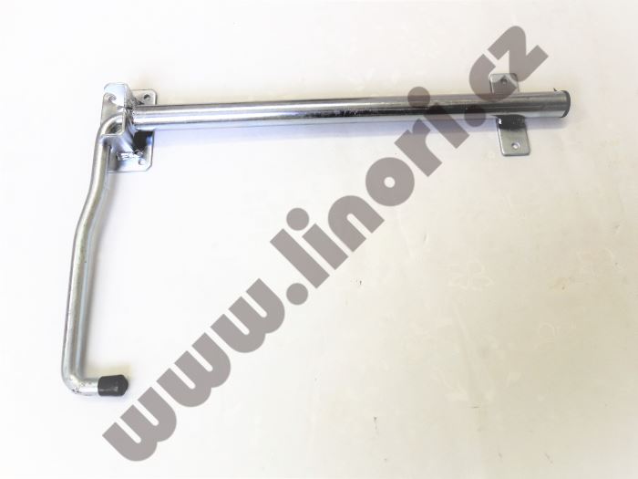 Držák dveří výsuvný , pákový , pozink - 330 mm