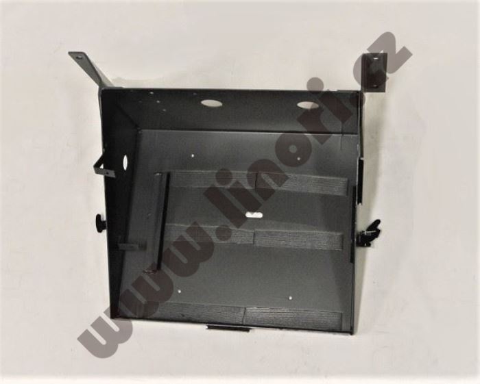Držák baterie D75,90 E2/E3 -šedý  -NÁHRADA