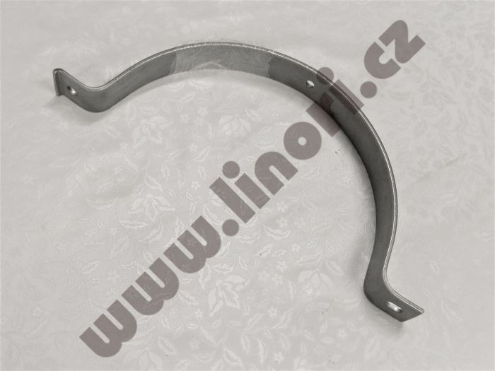 Polovina objímky  výf. dolní půlka- 4mm NEREZ