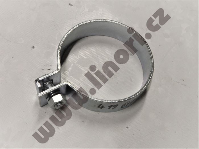 Spona výfuku zadní E4/5 - pásovina 4mm  Fe