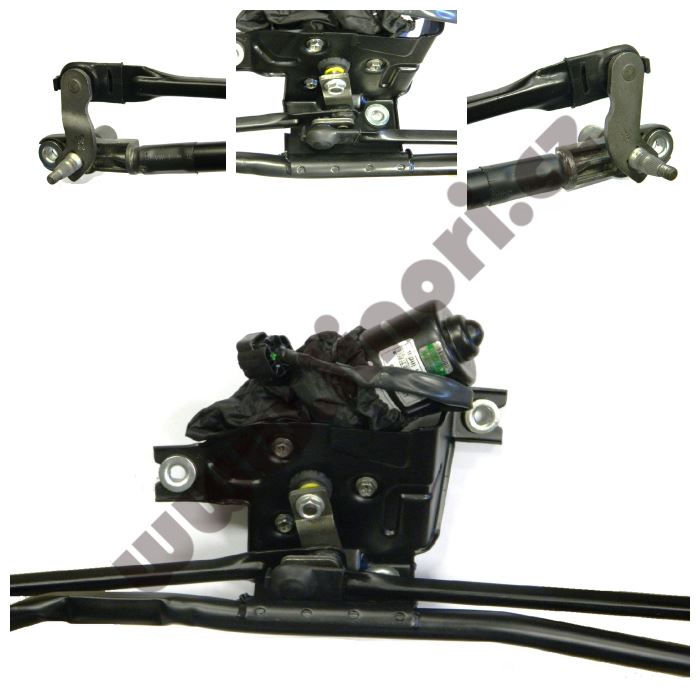 Stěrací mech.upl. D4*ISBe LHD  s motor.LUCAS-ASHOK
